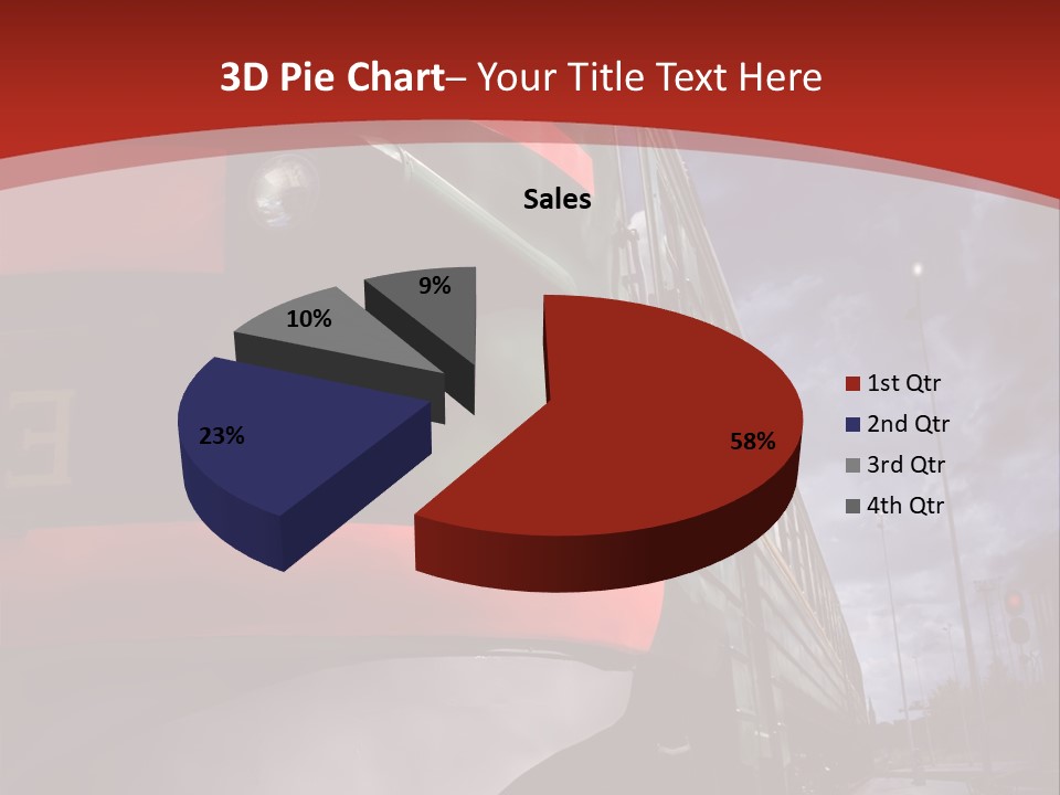 Sky Station Track PowerPoint Template