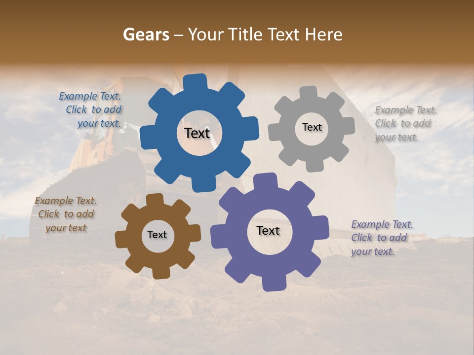 Iron Mover Mining PowerPoint Template