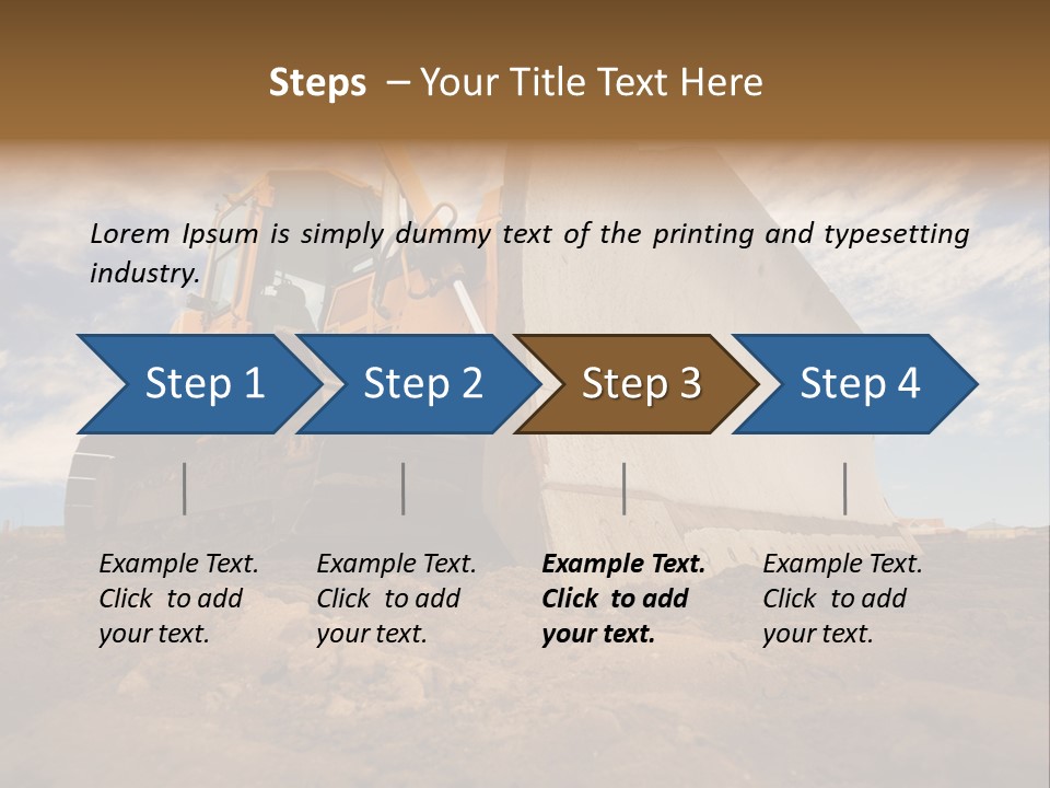 Iron Mover Mining PowerPoint Template