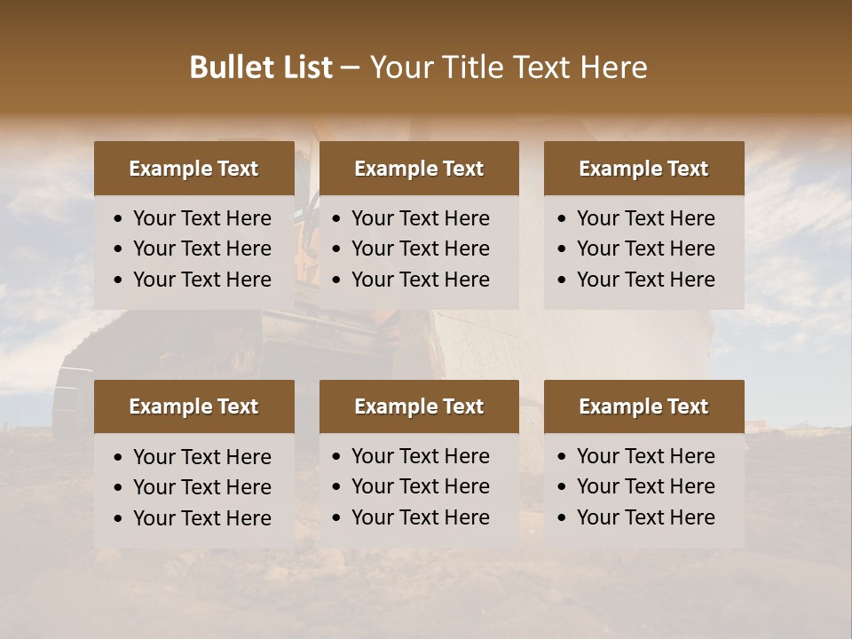 Iron Mover Mining PowerPoint Template
