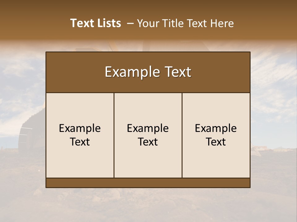 Iron Mover Mining PowerPoint Template