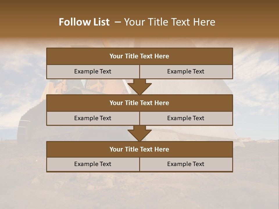 Iron Mover Mining PowerPoint Template