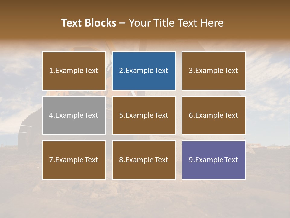Iron Mover Mining PowerPoint Template