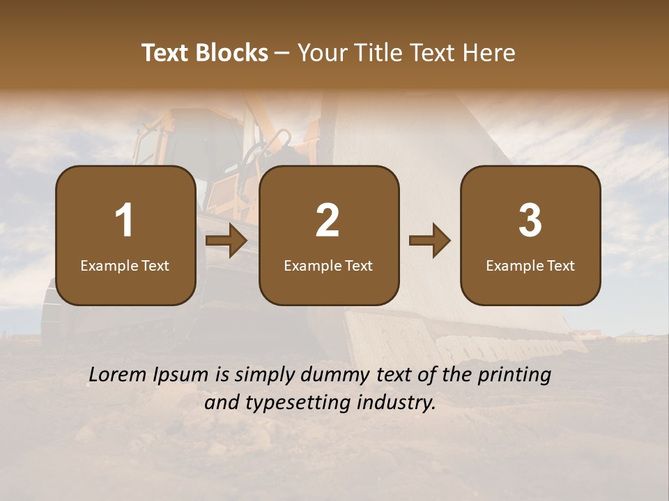 Iron Mover Mining PowerPoint Template
