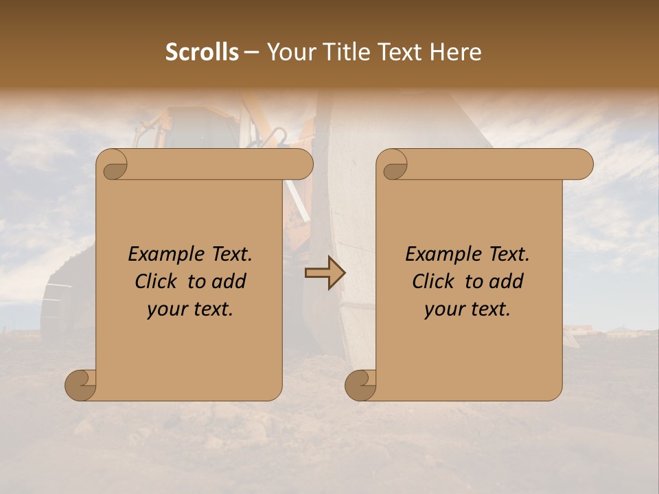 Iron Mover Mining PowerPoint Template