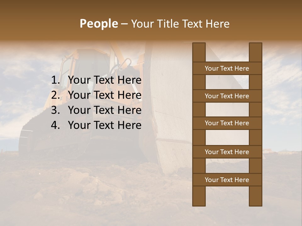 Iron Mover Mining PowerPoint Template