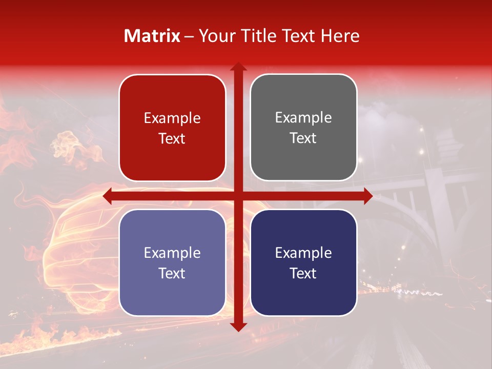 Birds Drive Flammable PowerPoint Template