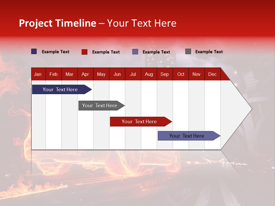 Birds Drive Flammable PowerPoint Template