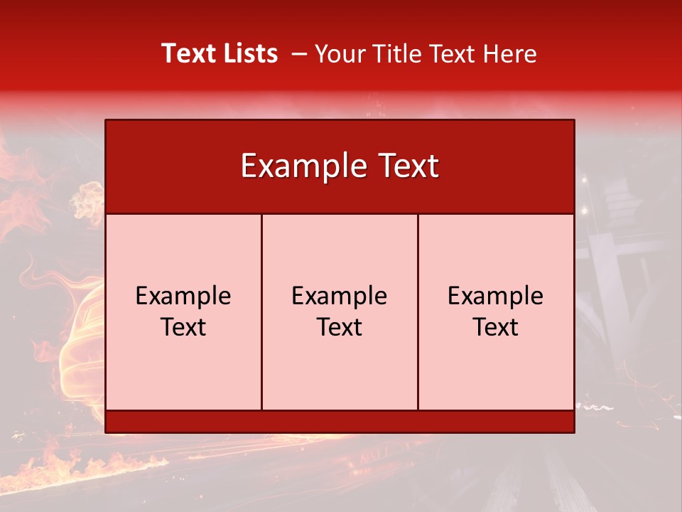 Birds Drive Flammable PowerPoint Template