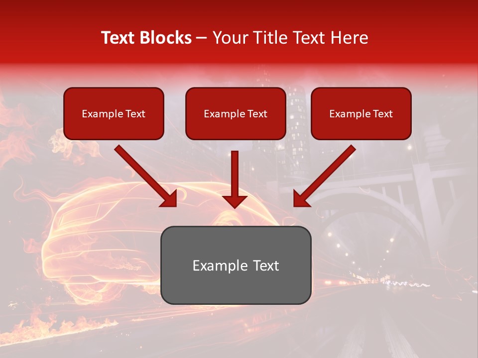 Birds Drive Flammable PowerPoint Template