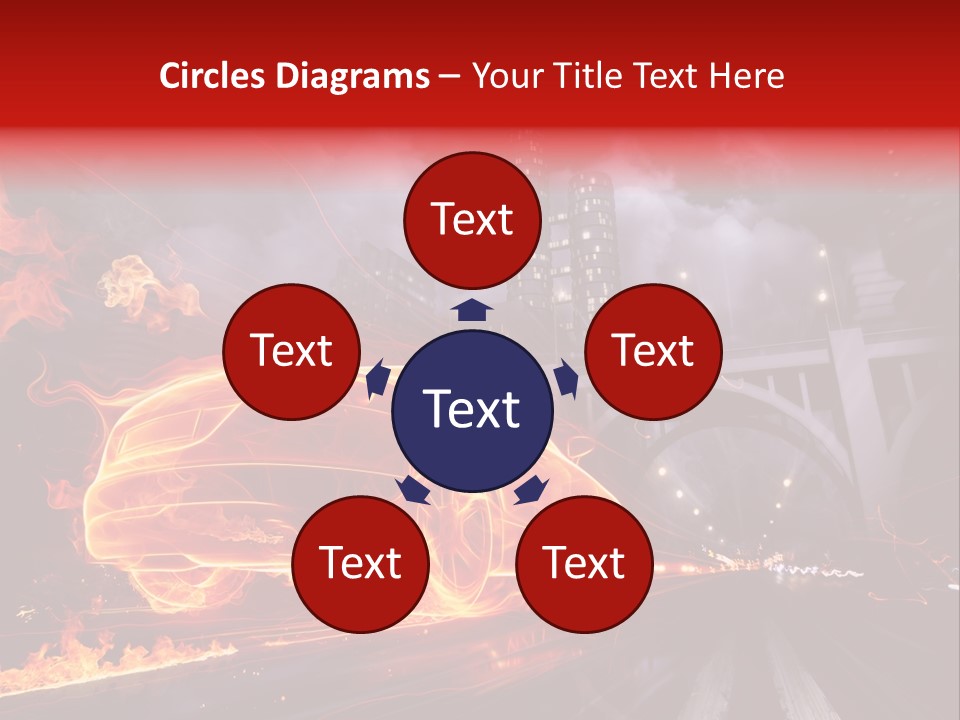 Birds Drive Flammable PowerPoint Template