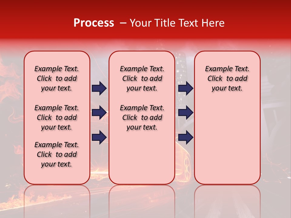 Birds Drive Flammable PowerPoint Template