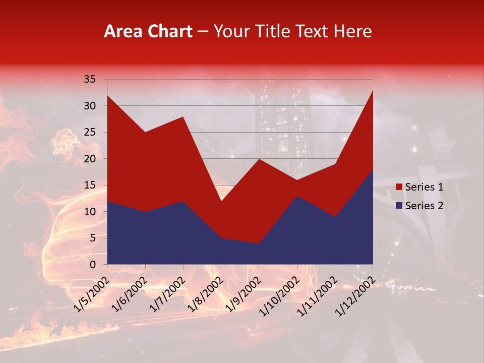 Birds Drive Flammable PowerPoint Template