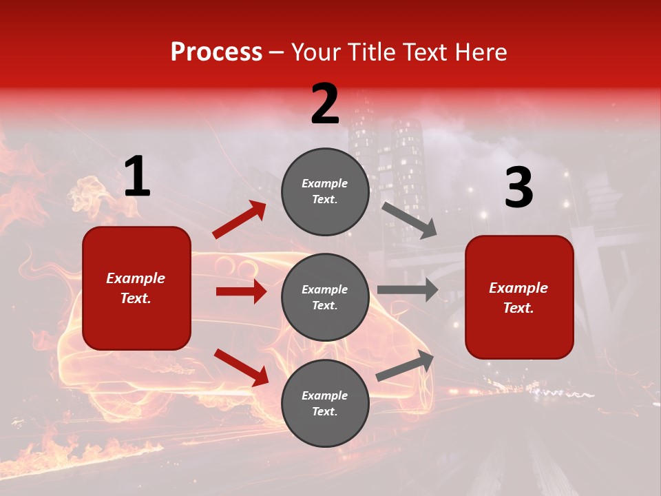 Birds Drive Flammable PowerPoint Template