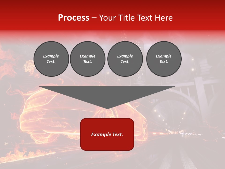 Birds Drive Flammable PowerPoint Template
