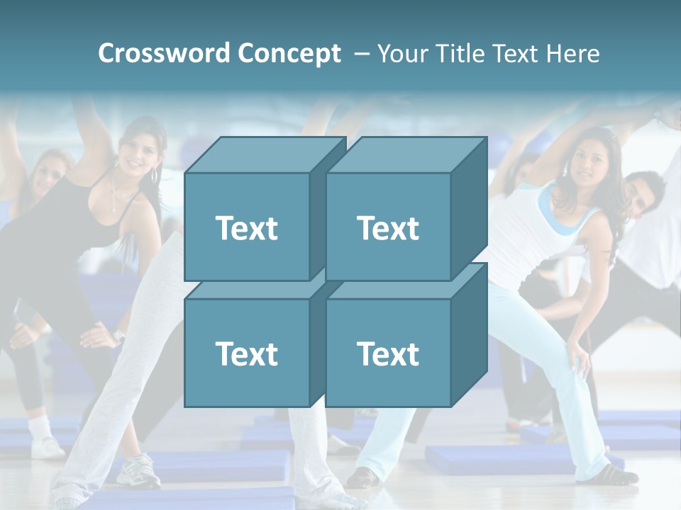 Muscles Weight Female PowerPoint Template