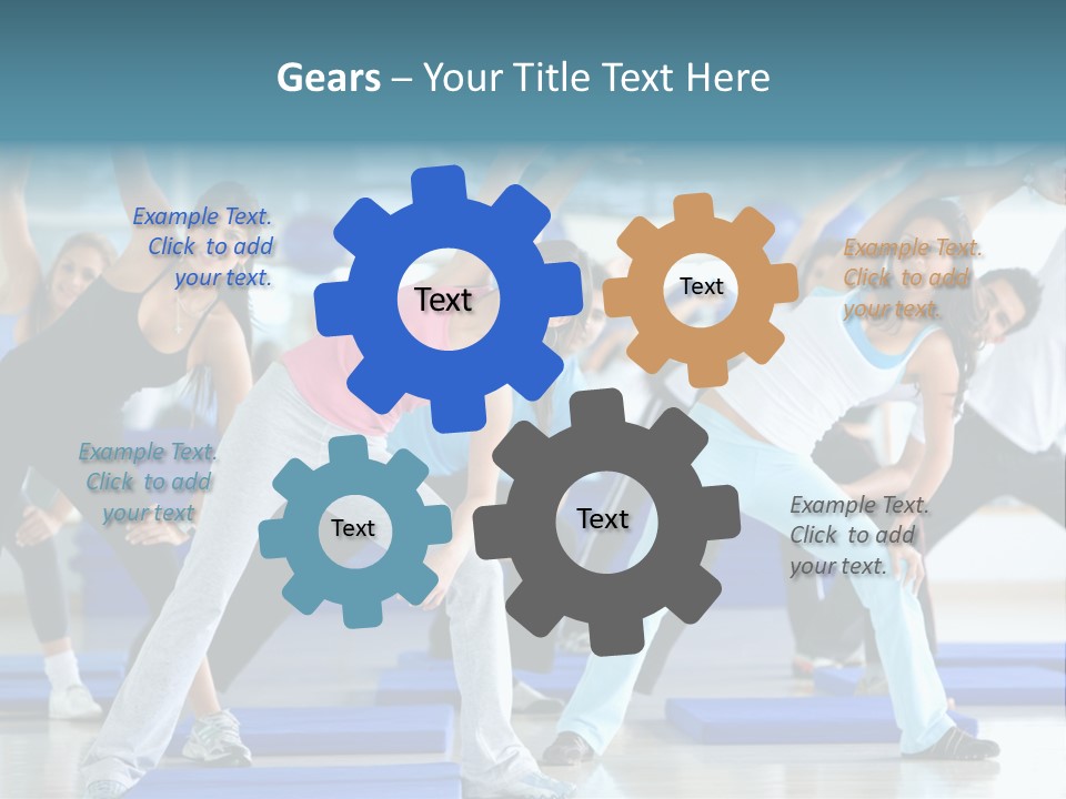 Muscles Weight Female PowerPoint Template