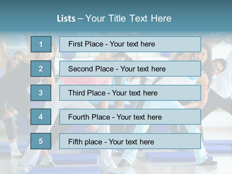 Muscles Weight Female PowerPoint Template