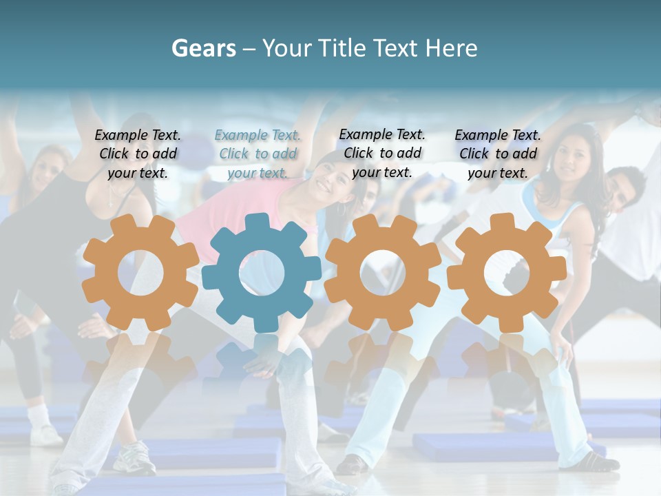 Muscles Weight Female PowerPoint Template