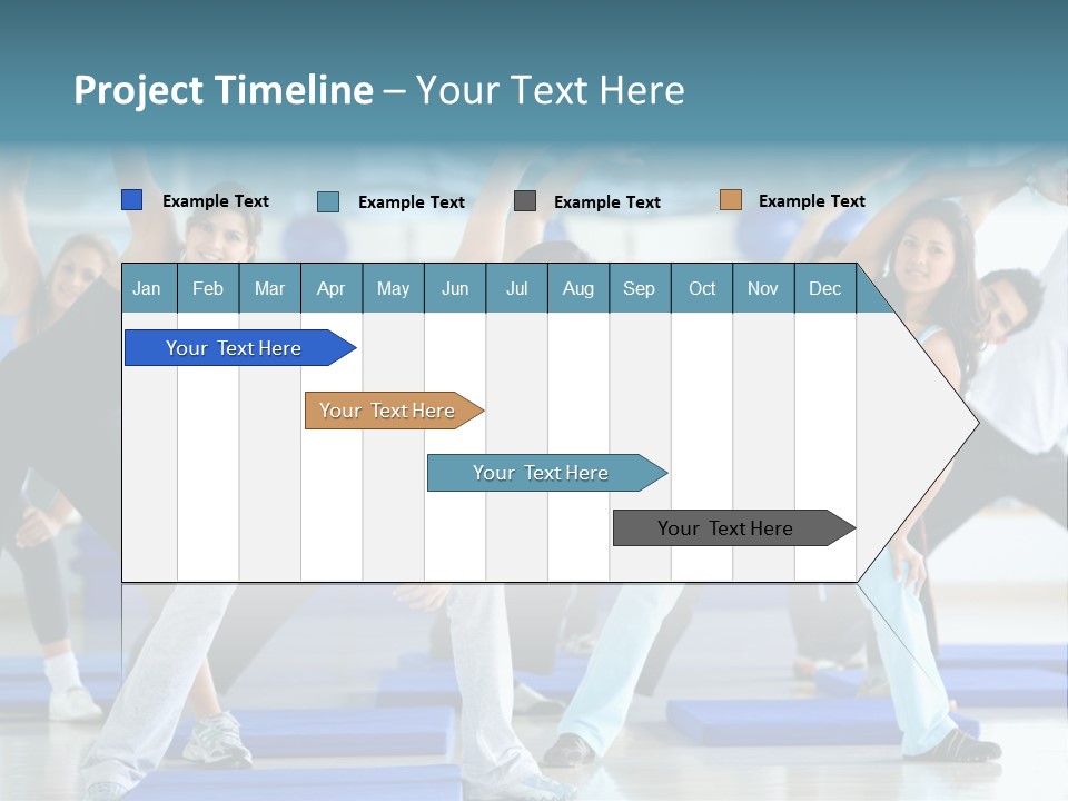 Muscles Weight Female PowerPoint Template