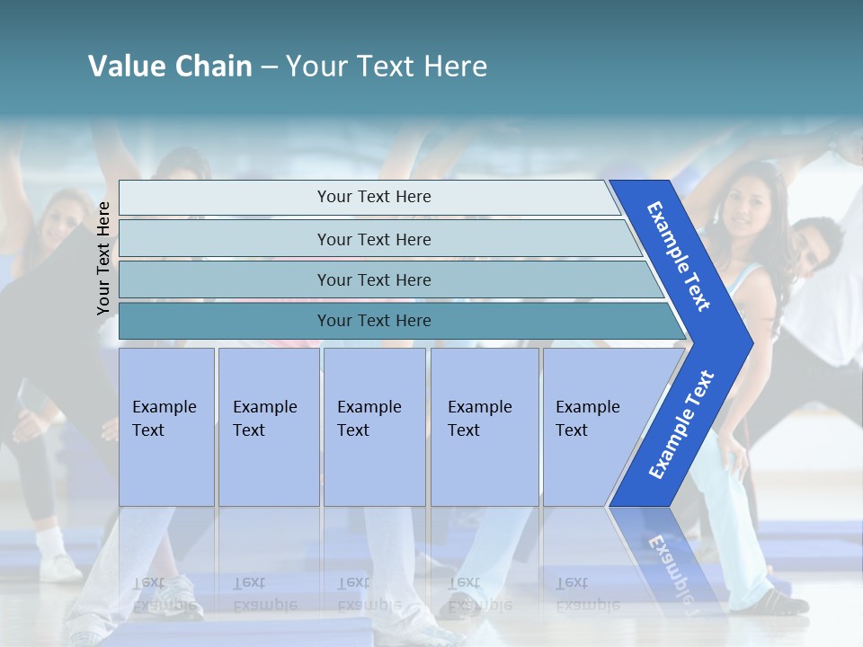 Muscles Weight Female PowerPoint Template