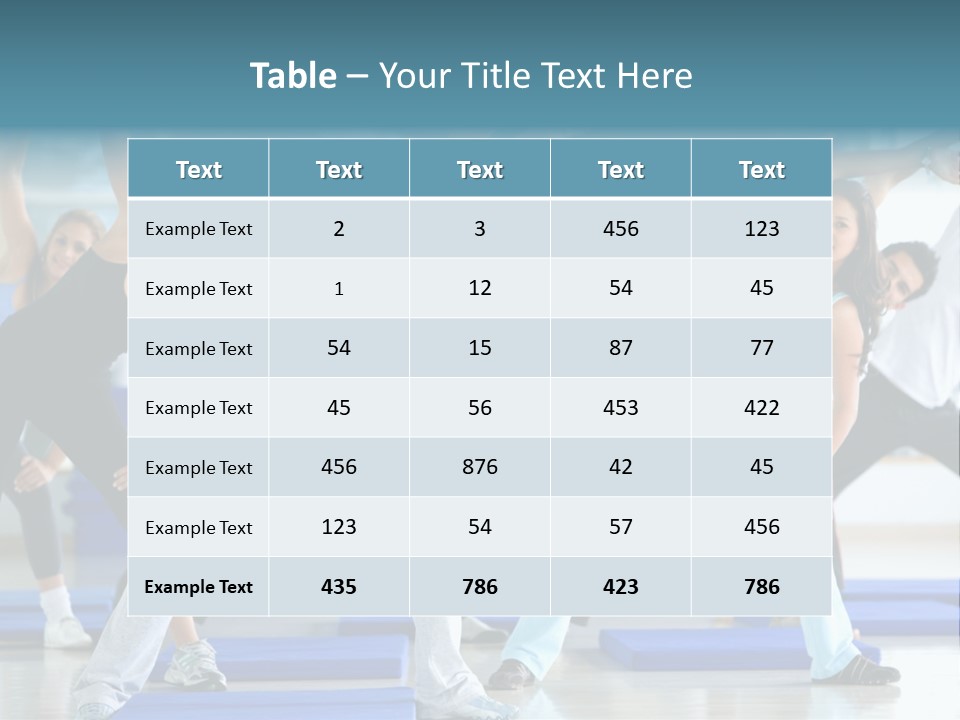 Muscles Weight Female PowerPoint Template