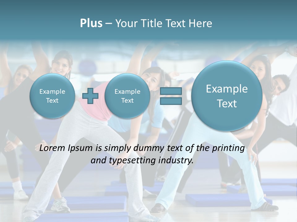Muscles Weight Female PowerPoint Template