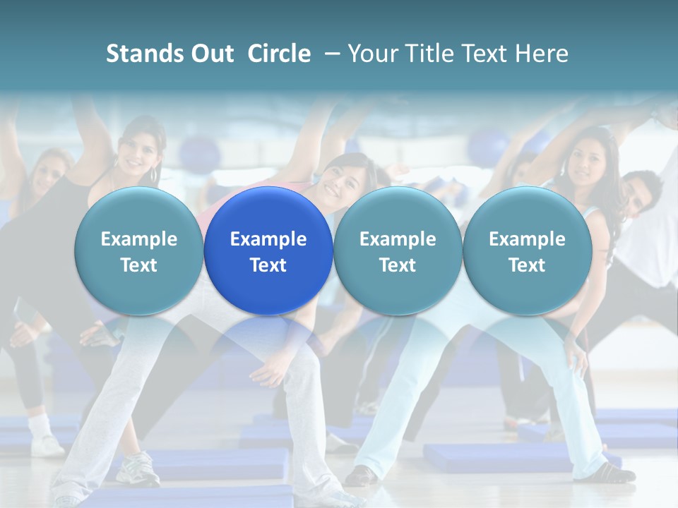 Muscles Weight Female PowerPoint Template