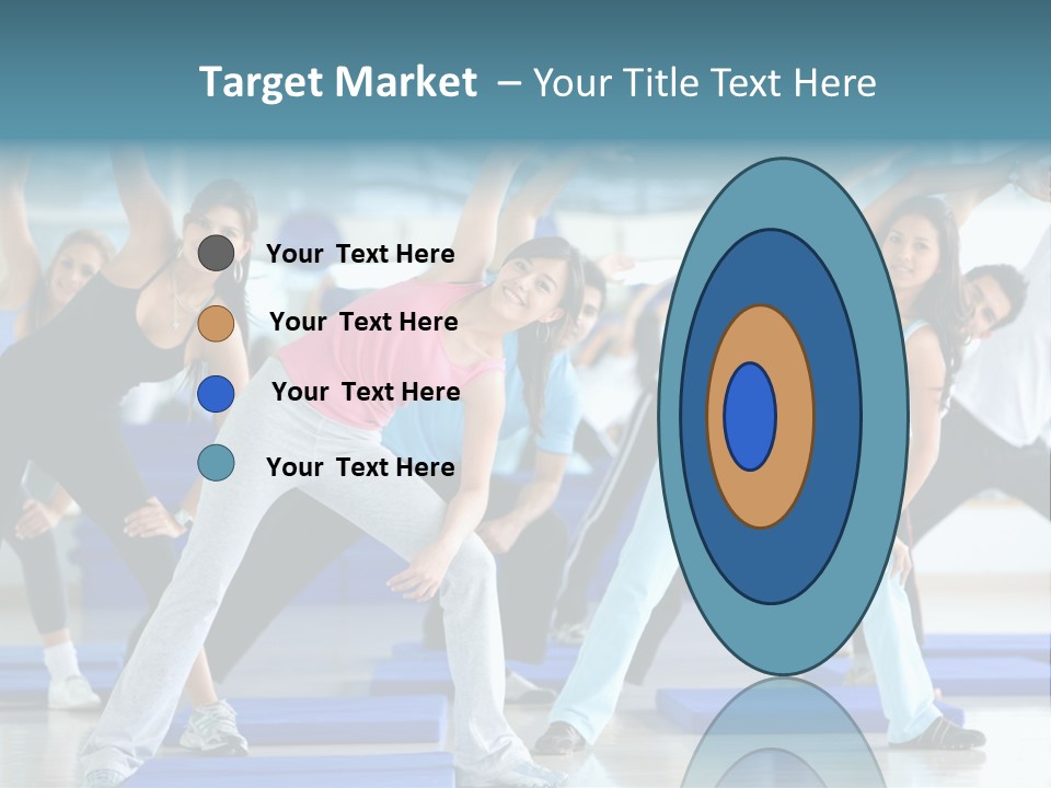 Muscles Weight Female PowerPoint Template