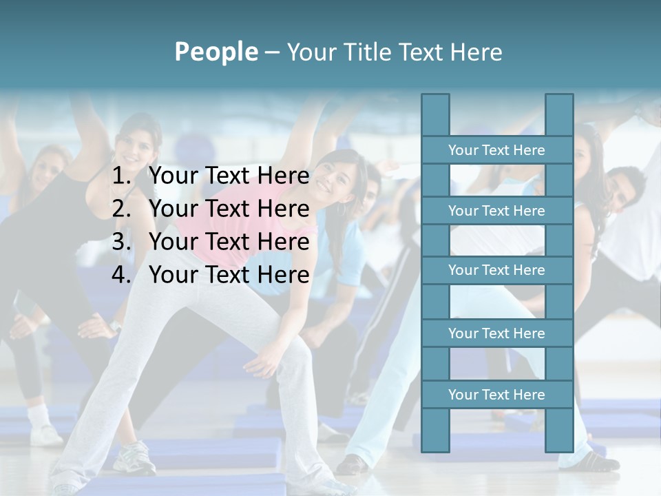 Muscles Weight Female PowerPoint Template