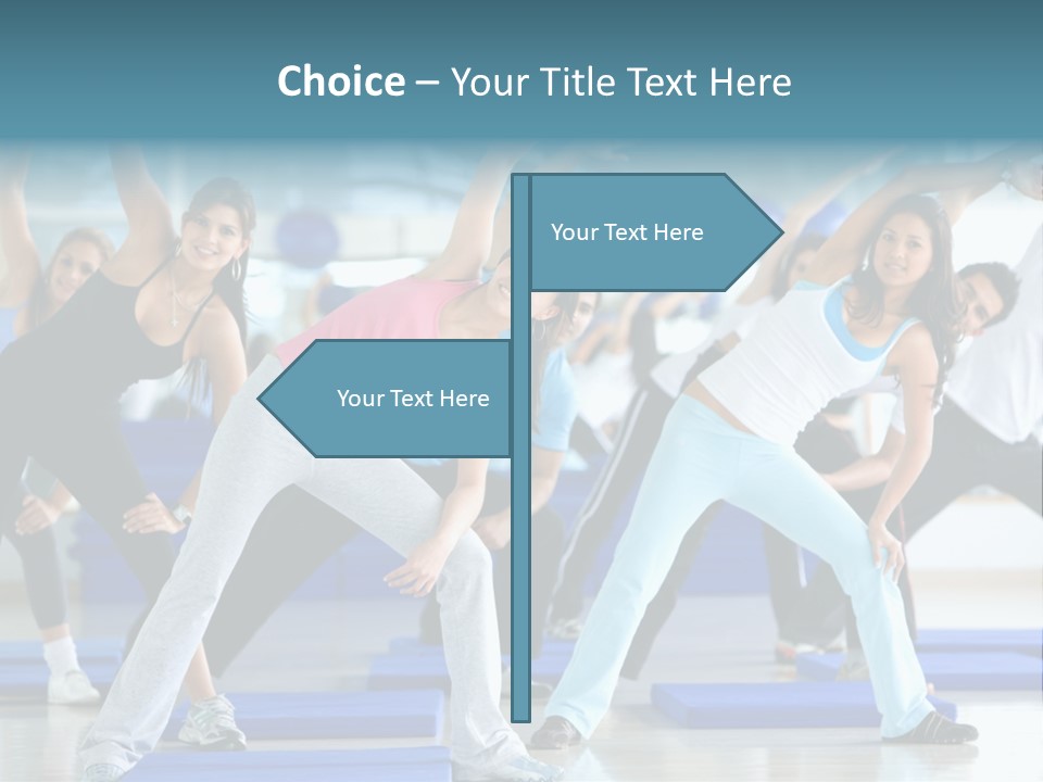 Muscles Weight Female PowerPoint Template