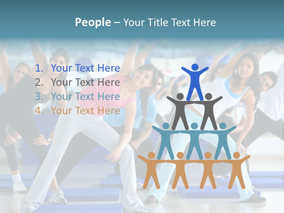 Muscles Weight Female PowerPoint Template