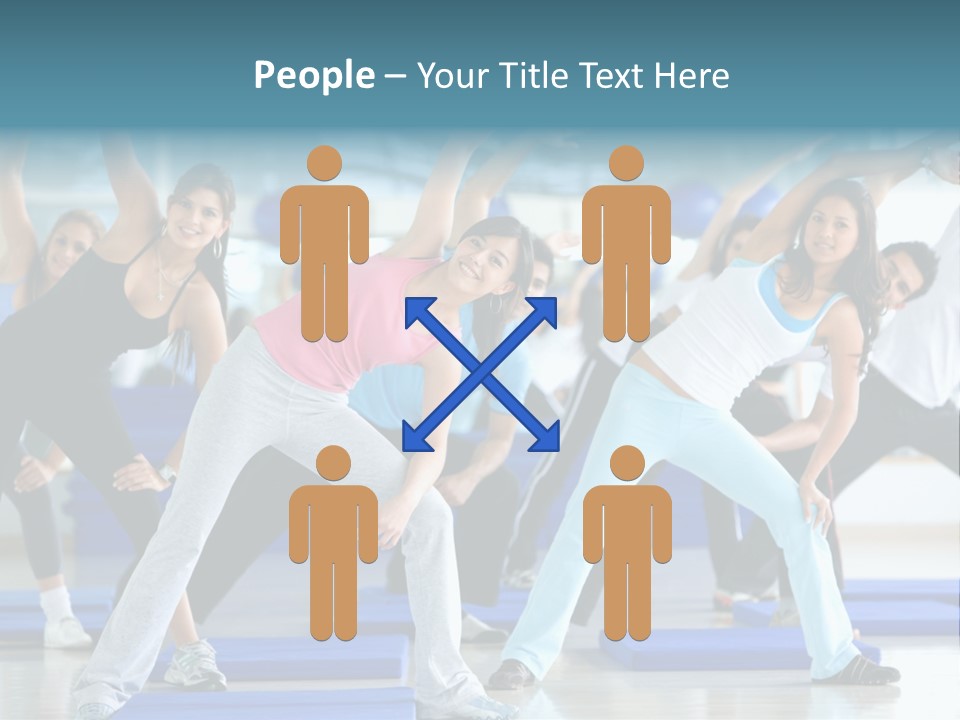 Muscles Weight Female PowerPoint Template