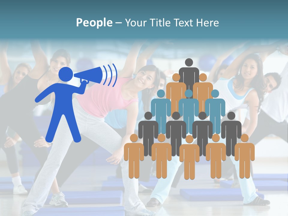 Muscles Weight Female PowerPoint Template