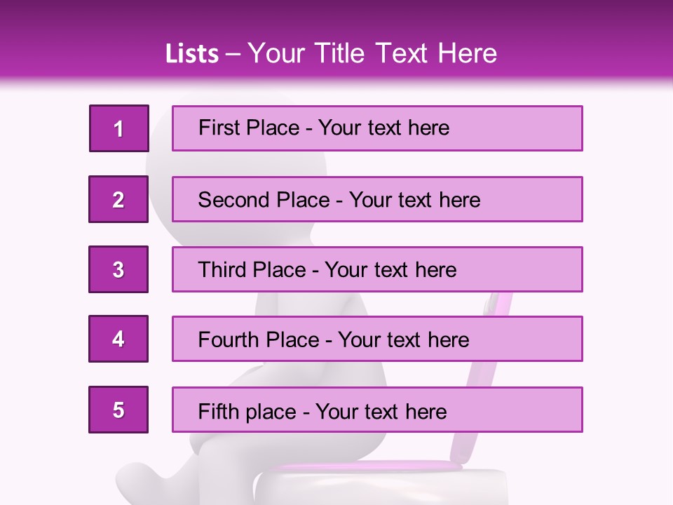 Human Rest Pee PowerPoint Template