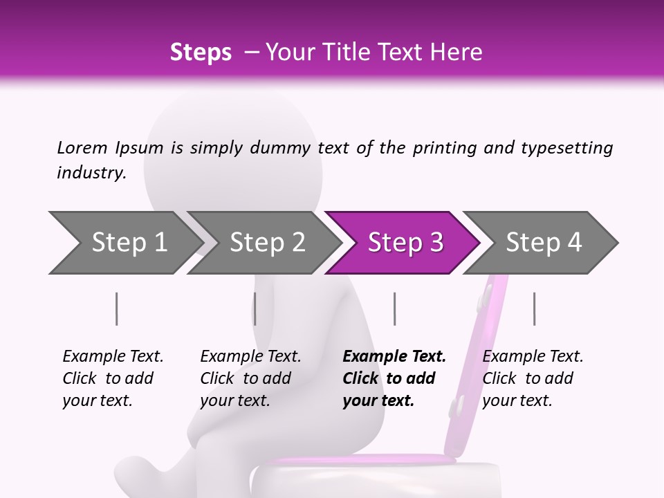 Human Rest Pee PowerPoint Template