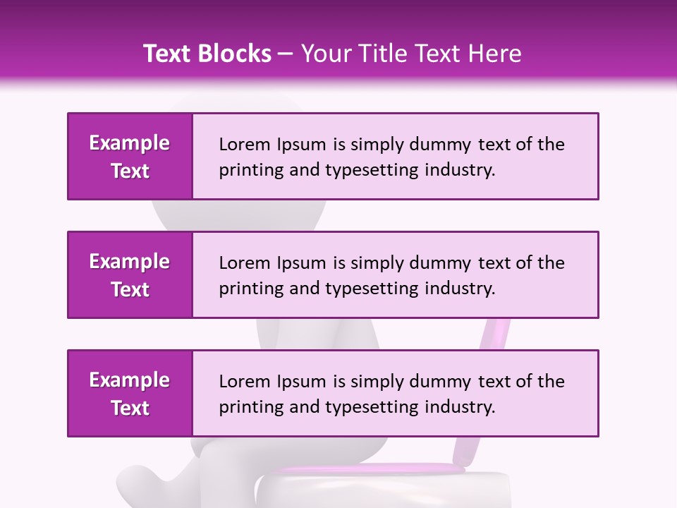 Human Rest Pee PowerPoint Template