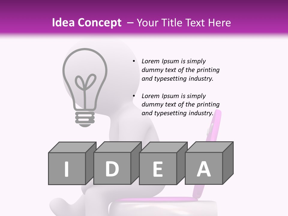 Human Rest Pee PowerPoint Template