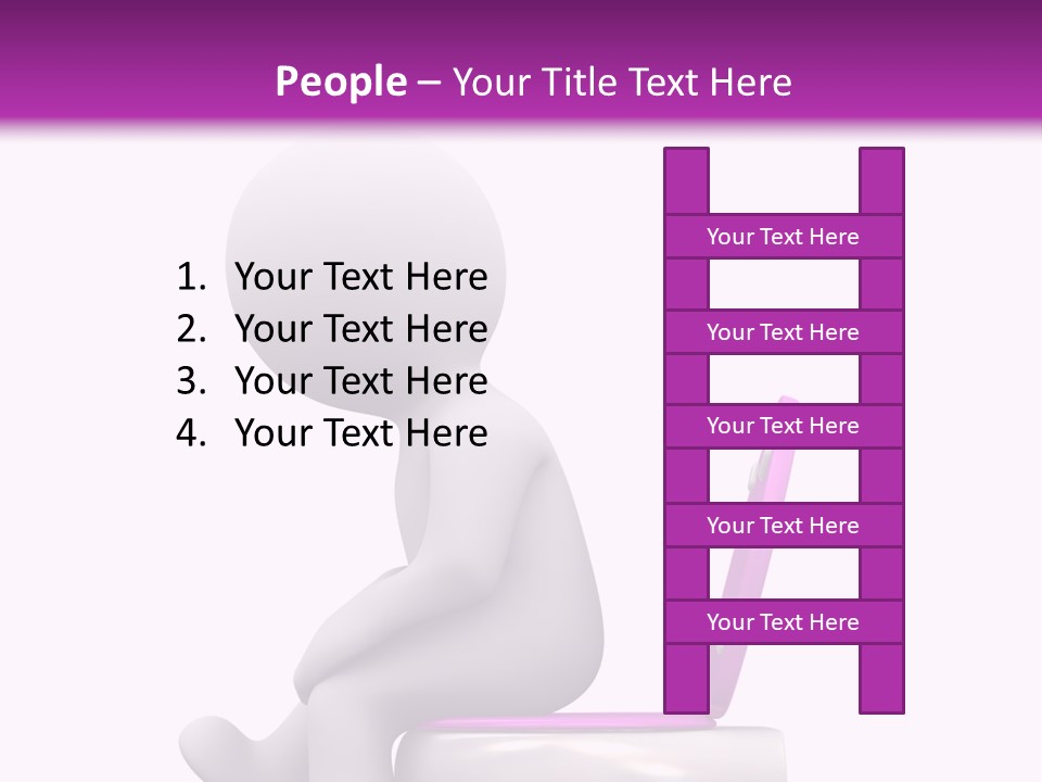 Human Rest Pee PowerPoint Template