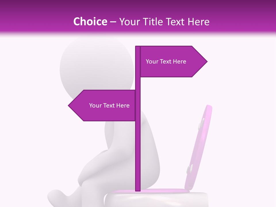 Human Rest Pee PowerPoint Template