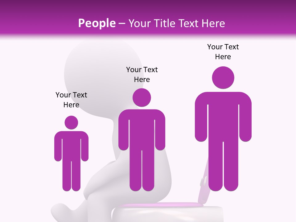Human Rest Pee PowerPoint Template