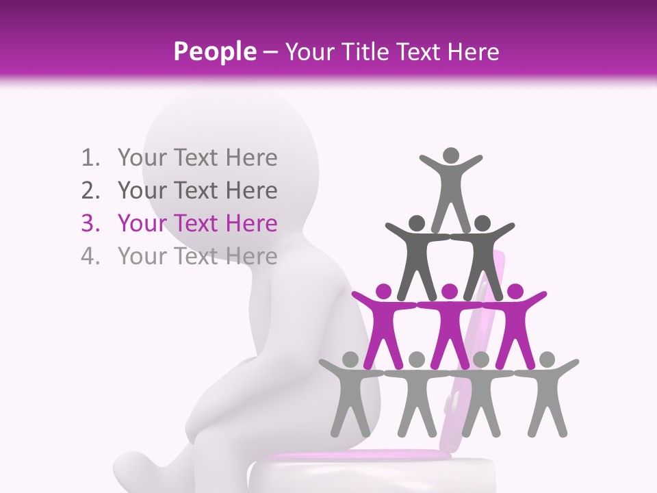 Human Rest Pee PowerPoint Template