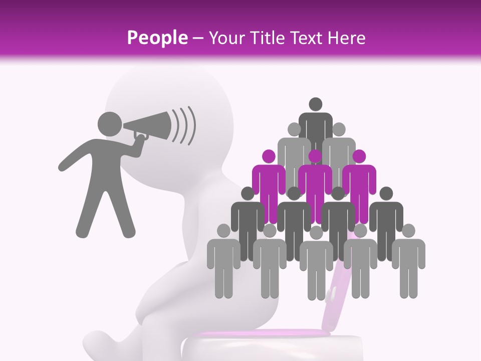 Human Rest Pee PowerPoint Template