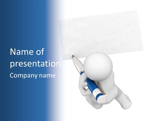 Small Business White PowerPoint Template