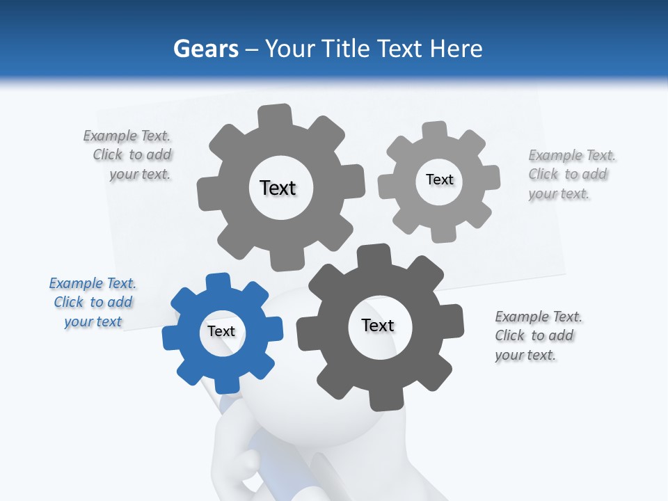 Small Business White PowerPoint Template