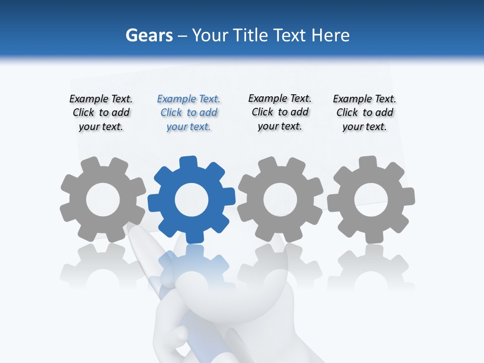 Small Business White PowerPoint Template