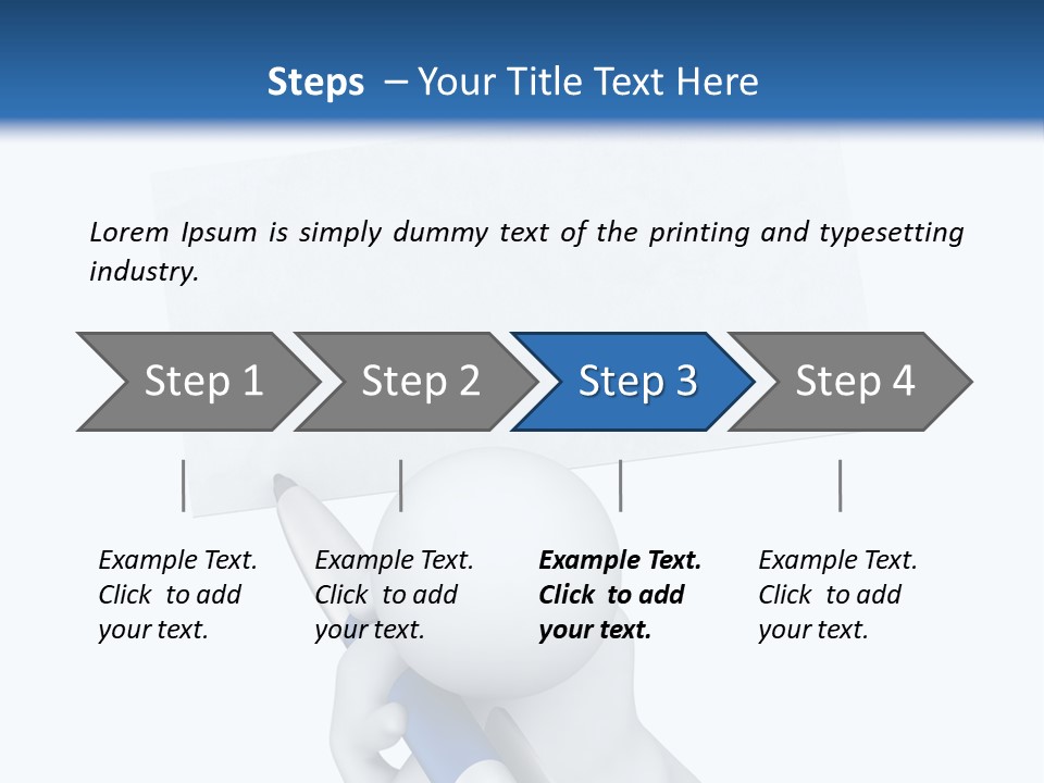 Small Business White PowerPoint Template