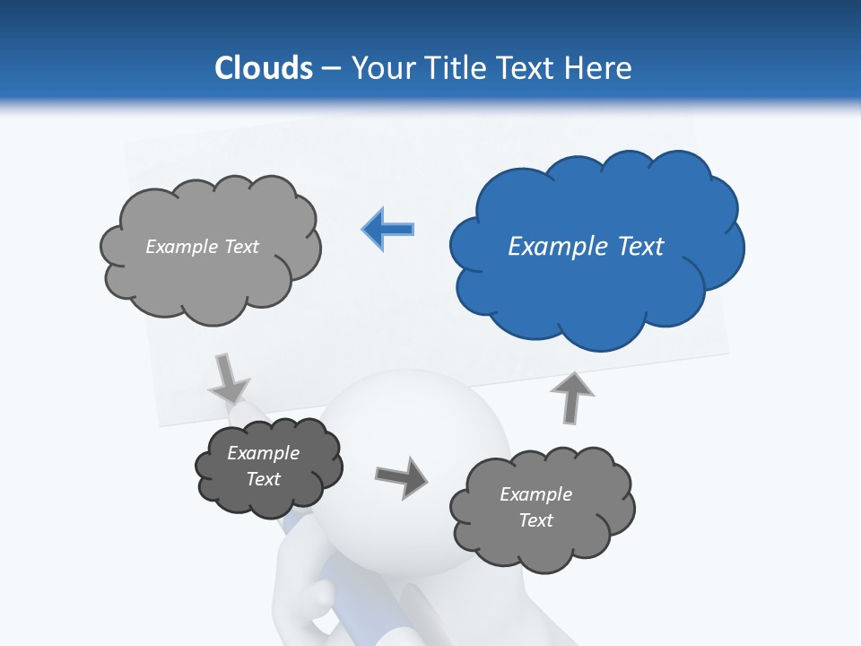 Small Business White PowerPoint Template