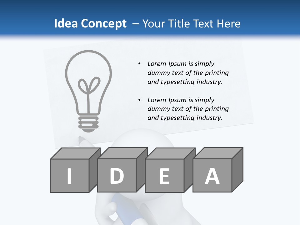 Small Business White PowerPoint Template