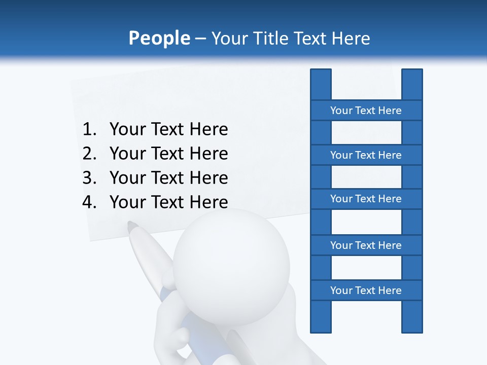 Small Business White PowerPoint Template